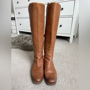 Women's Tan Leather Boots